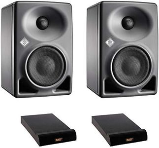 Neumann KH 80 DSP 4" Active 2-Way Studio Monitor (Gray, Pair) with (2) Isolation Pad, Medium Bundle