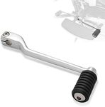 FOVPLUE Heel Shifter Lever w/Shift peg, Rear Shifter Peg for Harley '86-'17 FL Softail, '88-up Touring CVO Road Glide Street Glide Electra Glide Road King and '08-up Trike, Chrome#1