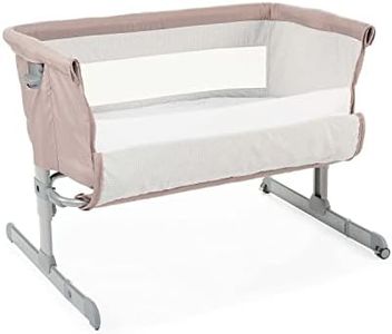 Chicco Next2Me Original, Sand | Side-Sleeping Crib, Adjustable Height, inc. Mattress and Travel Bag