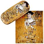 VON LILIENFELD Glasses Case Gustav Klimt Adele Present Cleaning Cloth Lightweight Stable Spectacle Women Motif Art