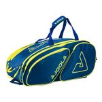 JOOLA Tour Elite Pickleball Bag – Backpack & Duffle Bag for Paddles & Pickleball Accessories – Thermal Insulated Pockets Hold 4+ Paddles - Includes Fence Hook Navy/Yellow