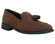 Vegan Basics Men's Brown Tassel Loafer - 6 UK (147)
