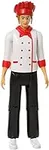 Beverly Hills Doll Collection Chef Dollhouse Play Figure - Chef Action Figure for Doll House, Community Helpers Little People Figures Pretend Play for Kids and Toddlers