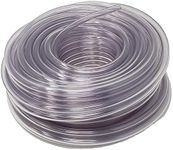 Rollerflex Food Grade Crystal Clear Vinyl Tubing, 3/8-Inch ID x 1/2-Inch OD, 100-FT