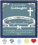 SAM & LORI Confirmation Gifts/First Communion Gifts-Bracelet for Goddaughter Daughter Niece Granddaughter, Adjustable, Stainless Steel, no gemstone