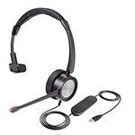 MKJ USB Headset with Microphone Noi