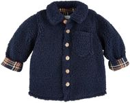 Mud Pie Girls Children Navy Sherpa Shacket