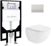 St. Tropez Wall Hung Toilet Bundle,