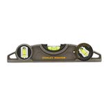 STANLEY 43-609I Premium 9-inch Aluminium Fatmax Xtreme Magnetic Torpedo Level (Black)