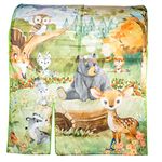 KURA Bed Tent | Canopy Beds | Children's Bed Tent Compatible with IKEA Kura Bed | Kids Play or Sleep Tent for Indoors | Kids Bed Tent | Kids Tents | Kura Bed Not Included | Woodland Pattern