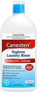 Canesten Antibacterial and Antifungal Hygiene Laundry Liquid Rinse, Eliminates Bacteria and Fungi from Your Washing, 1 Litre