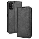 Ranyi Mobile Phone Case for Consumer Cellular ZMax 11, Magnetic Flip Wallet Case with Credit Card Holder Slots Kickstand Flip Folio Leather Case for Consumer Cellular ZTE ZMax 11 Z6251 -Black