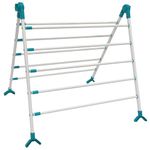 Gr8 Home Telescopic Over the Bath Tub Clothes Airer Adjustable 10 Bars Laundry Dryer Extendable Folding Horse Foldable Drying Rack