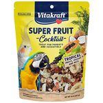 Vitakraft Super Fruit Cocktail Treat for All Parrots and Cockatiels, 20-Ounce Pouch