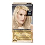 L’Oréal Paris Superior Preference Permanent Hair Color, LB01 Ultra Light Ash Blonde, 100% Grey Coverage, Hair Dye, 1 EA