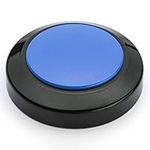 Talking Clock for Visually impaired, Blind, Elderly. Large and high Contrast (Blue)