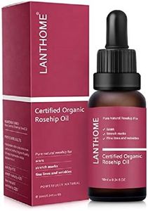 Rosehip Oil for Face, Certified Organic Rosehip Oil, use of Scars, Stretch Marks, Fine lines adn Wrinkes, 10ml