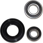 HQRP Bearing and Seal Kit for Amana AP3970398 / NFW7300WW00 Front Load Washer Tub + HQRP Coaster