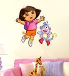 CCM Doraa Girl with Her Friend bujiiPrinted Wall Stickers for Kids Room 60x60Cm Vinyl