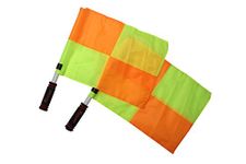 Precision Linesman's Flag Sets - Orange/Yellow, one size, K-REY-TR410