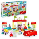 LEGO DUPLO Peppa Pig Supermarket Toy 10434 Building Blocks Toys for 2+ Gift for Boys and Girls