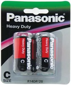 Panasonic C Heavy Duty Batteries 2-Pieces