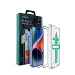 Deppa |2 Pack| Premium Screen Protector for Iphone 13 Pro/13/14 (6.1') Tempered Glass Edge to Edge Full Coverage |Case Compatible| with Easy Install Kit Tray [Video Guide]