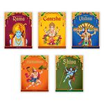 Children's First Mythology Stories - Pack of 5 books (Ram, Shiva, Hanuman, Ganesha, Vishnu)