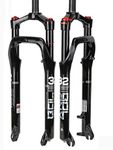 Bike Air Fat Fork- Snow Fat MTB Fork Travel 100MM Aluminum-Alloy Material Fit 4.0" Tire Mountain Bike