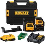 DEWALT 20V/12V MAX Laser Level Kit, Cross Line Laser, 3x360, Green (DCLE34020G)