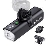 TOWILD CL1000 Smart Bike Lights with Wireless Remote,1000 Lumen Front Bike Light 4000mAh USB-C Rechargeable Bicycle Headlight for Commute,Up to 18 hours Runtime,5 Modes Cycling Light for MTB/Road Bike