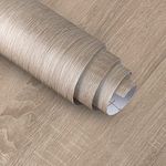 Boobest 23.6"x 196.8" Natural Gray Oak Contact Paper for Cabinets Wood Textured Wallpaper Peel and Stick Kitchen Bathroom Wallpaper Vintage Wood Grain Vinyl Wrap Self Stick Wall Paper Renter Friendly