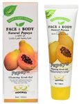 Natural Papaya cleaning scrub Gel for Face & Body Scrub (100 ml)