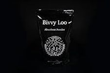 CarpLife Products Ltd Bivvy Loo Camping Toilet Absorbent Powder 1kg - Each bag lasts 100 uses ! - For use in portable toilets - 10 grams of powder converts up to 1 litre of liquid to a manageable gel