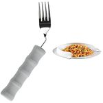 Homecraft Lightweight Foam Handled Cutlery - Angled, Fork, Right & Surround Incurve Plate, Dinning Aid Non Slip Plate Guard for Elderly, Disabled and Handicapped Individuals