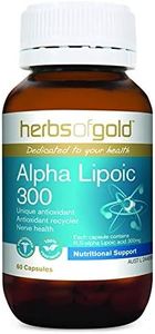 Herbs of Gold B Alpha Lipoic 300 60 Capsules