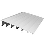 VEVOR Transitions Modular Entry Ramp, 6'' Rise Door Threshold Aluminum Ramp for Doorways Rated 800lbs Load Capacity, Adjustable Wheelchair, Scooter, and Power Chair, White