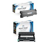 Print Page TN-2365 Toner Cartridge + DR-2365 Imaging Drum Unit Combo Pack Compatible for Brother TN/DR-2365 for HL-L2321D, L2361DN, L2366DW, L2320d, DCP-L2541DW, L2520D,MFC L2701D,L2701DW(Combo Pack)