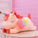 DAWNTREES Pink Unicorn Stuffed Anim