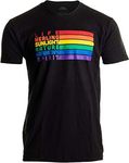 Pride Flag Meaning | Lesbian Gay Bisexual Transgender LGBTQ Men Women T-Shirt-(Adult,2XL)