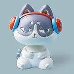 Cat Bobbleheads for Car Dashboard,D