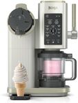 Ninja Creami Scoop&Swirl Ice Cream Maker Amazon Exclusive Bone & Champagne | Ninja Creami Scoop & Swirl turns almost anything into ice cream and soft serve at a button touch, scooped or swirled, NC701IV