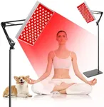 Red Light Therapy, Red Light Therapy Lamp for Body,Red Infrared Light Therapy Panel with Stand,Deep 660nm and 850nm Near Infrared Led Red Light Therapy Device at Home for Face Pain Skin Back