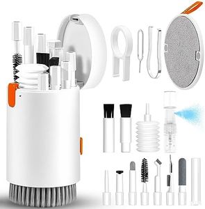 Laptop Phone Screen Cleaner Kit, Computer Keyboard Brush Cleaning Spray for iPhone AirPods MacBook iPad, 20-in-1 Electronic Device Clean Tool for Camera PC Monitor Earbud TV Tablet Car Screens