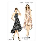 Vogue Patterns 9252 A5,Misses Dress,Sizes 6-14, Tissue, Multi-Colour, 15 x 0.5 x 22 cm