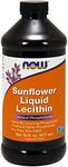 NOW Foods Sunflower Lecithin, Liquid - 473 ml.