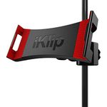 IK Multimedia iKlip 3 - Universal Stand on Microphone Stand for Tablets from 7 Inch to 12.9 Inch with or without Protection, Accessories for Microphone Stands, Mounting Stands for iPad