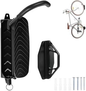 Cyfie Bike Rack Wall Mount, 150° Swivel & Space Saving, Garage Bike Hanger Hooks, Indoor Vertical Hanging Bike Rack Wall Mount Bicycle Mount Wall for Road Bike, Mountain Bike