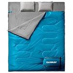 CANWAY Double Sleeping Bag with 2 P