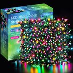 1000LED Christmas Lights Outdoor, Areker 328ft Multicolor Christmas Lights Waterproof with 8 Flashing Modes and Memory Function, Christmas String Lights for House Garden Patio Christmas Tree Hallowee